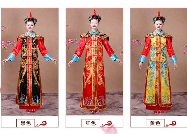 中國歷代皇后服裝 清朝皇太后皇后服裝