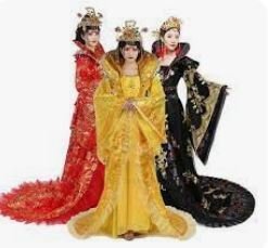 中國歷代皇后服裝武則天服裝楊貴妃服裝