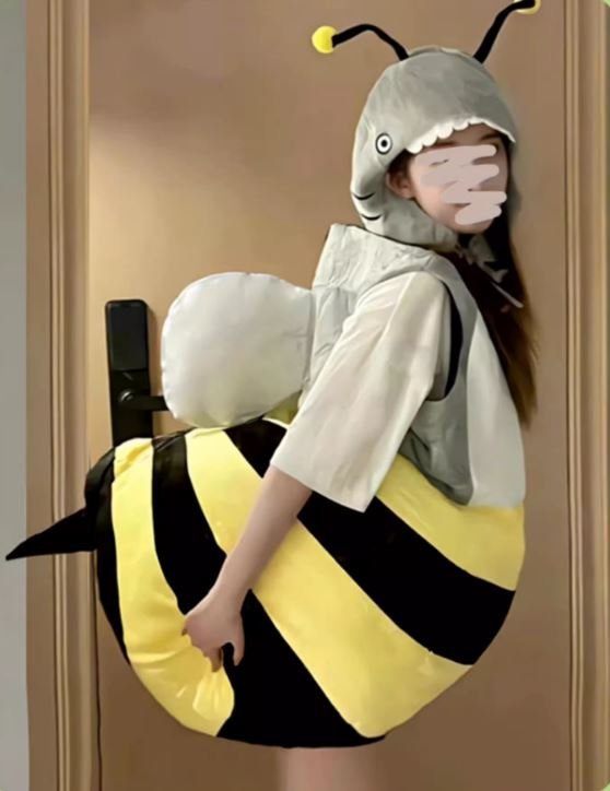 露臉陸上森林連身動物服裝-蜜蜂